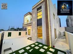 Villa for sale in Ajman, 4 bedrooms, price includes registration fees, very good finishing, freehold