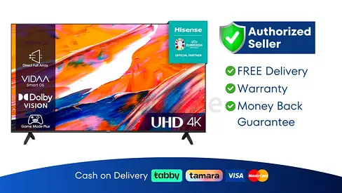 Hisense 43 inch TV Smart 4K - Brand New | 1 Year Warranty | FREE Delivery | AD5656
