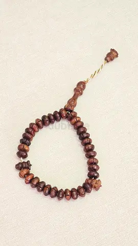 Classic Wooden Tasbih/Misbaha – Handcrafted Natural Finish