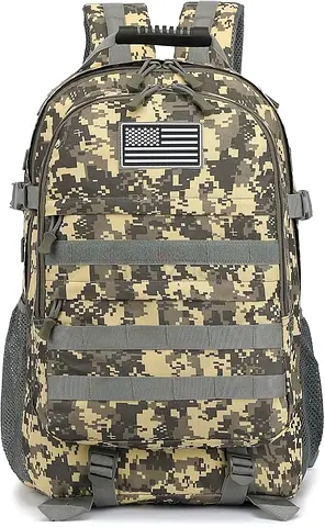 Tactical School Backpack for Boys Men, Military Army Bookbag for Kids Teens Adults Camping Travel Ou