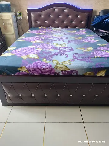 Elegant Bed Frame with Storage