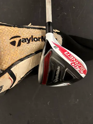 TaylorMade AeroBurner 3-wood — used, includes headcover