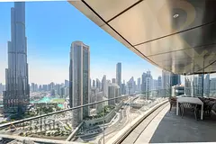 Burj Khalifa View | High Floor | 3BR+Maid | Vacant