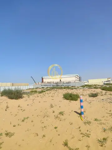 ndustrial land for sale in the Emirates Industrial City in Al Sajaa, Block 2. Excellent location on 36th Street. The land area is 52,744 square fe