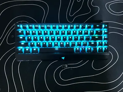 Razer Black widow v3 mini 60% RGB Mechanical Gaming Keyboard with Wireless Dongle