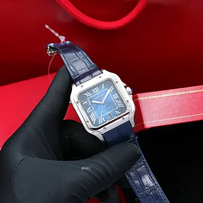 Cartier Santos Automatic Arabic Numerals