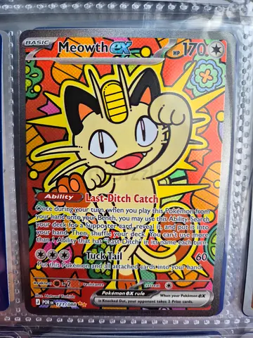 Pokemon Meowth EX SIR Perfect Order 121/088