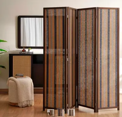 Lulani 4 panel wood room Divider