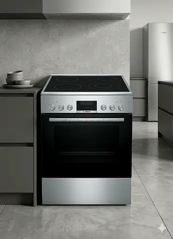 Bosch latest model electric ceramic 4 hobs cooking range oven fan stove 60x60 by gytr