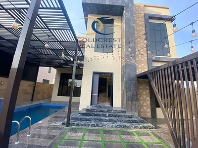 SWIMMING POOL WITH FURNISHED BRAND NEW 4 BEDROOMS LUXURY VILLA AL ALIA AJMAN