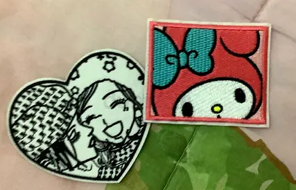 NANA ANIME AND MY MELODY SANRIO PATCH FOR JACKET CUTE