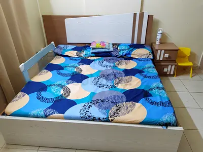 Bedroom Set King Bed 2 Side Tables, Wardrobe  Dressing Table