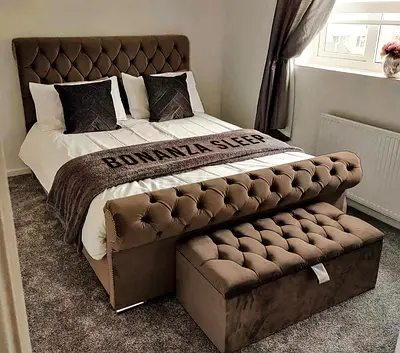 King Size 180x200 Bed - Fully Customizable Bedframe  -UAE Sharjah Manufactured