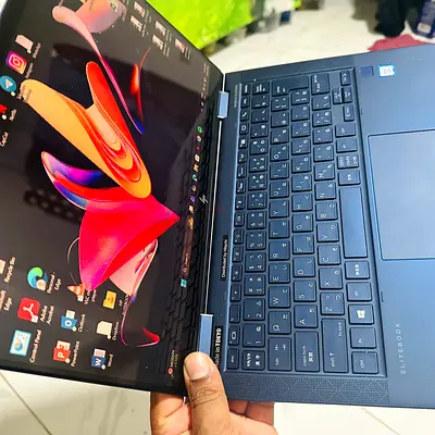 My HP DRAGONFLY  convertible laptop (x360) - touchscreen, FINGERPRINT PRINT ,i5. 256 gb ssd