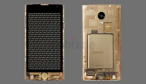 Rare, Collectible, FireFox LG FX0 Phone, Unlocked, Semi-Transparent Gold