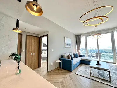 1BR Apartment | 1 Residences Building 1 | Balcony | Skyline & Sea Views
