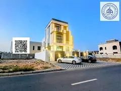 G +3 BRAND NEW VILLA WITH ELECTRICITY AND WANTR 5 BEDROOM AVAILABLE FOR SALE AL YASMEEN AJMAN