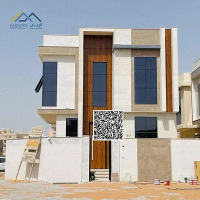 فيلا متاحة للبيع  شامل رسوم  في عجمان وسط الخدمات منطقة الروضة 1   . فيلا مذهلة جديده بالكامل أربع غرف نوم رئيسية | رفاهية المعيشة بمعايير جديدة ادخل