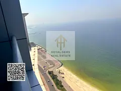 Luxury apartment with direct sea views in the corniche towers + all bills included + 100% freehlod o