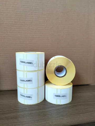Selling  rolls of adhesive labels thermal label /barcod labels — 1000 labels per roll size 38×25mm