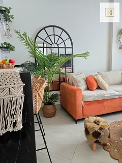 12 Cheques | Fully Furnished 1BR | Modern Boho Style | Ready to Move In | Binghatti Avenue