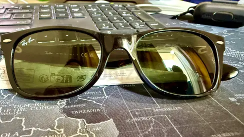 Ray-Ban New Wayfarer sunglasses (genuine) with case and box