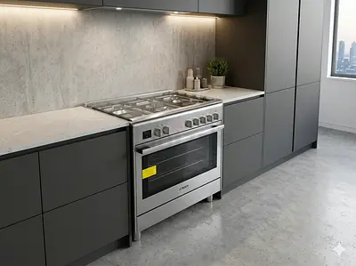 Bosch latest model series 8 gass/electric 5 burner top gass oven electric dual fan stove 90x60 rss