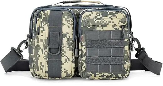 Jungle Leopard Trekking Tactical Handbags Crossbody Shoulder Messenger Bag $%!# Pack for Hiking