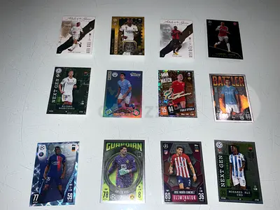 Topps Match Attax 2023/24 Booster Tin including multiple limited edition cards with sleeves