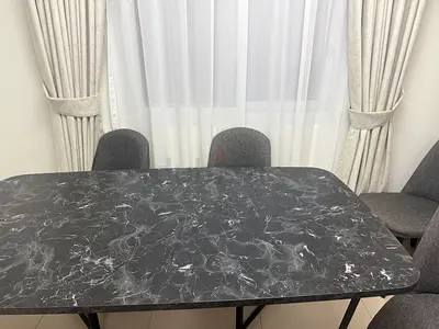 Living room table and chair
