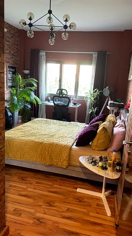 My bed frame with mattress and bedding - well kept. All items available for selling