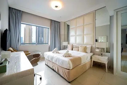 Burj Khalifa View | 1BHK+Storage | Fully Furnished