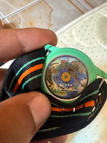 Unique Scuba Diving Watch with Colorful Strap