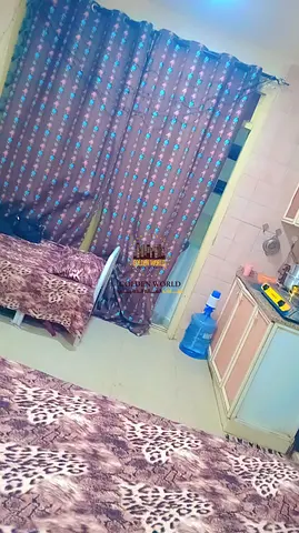 Furnished studio with balcony in Al Rolla Sharjah near Dubai bus station, internet, electricity & gas included, monthly rent AED 2500