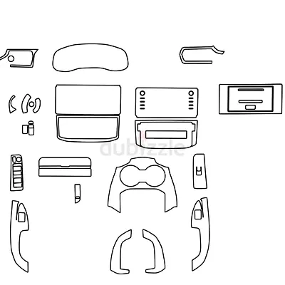 🔥 Pre-Cut Interior PPF Kit for Toyota Land Cruiser LC300 (2022+)