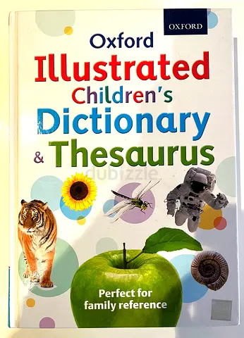 Oxford Illustrated Childrens Dictionary  Thesaurus - Good Condition