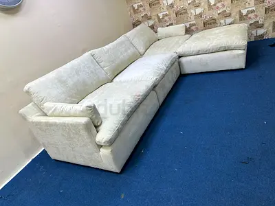 As good as new home centre beige color modular sofa