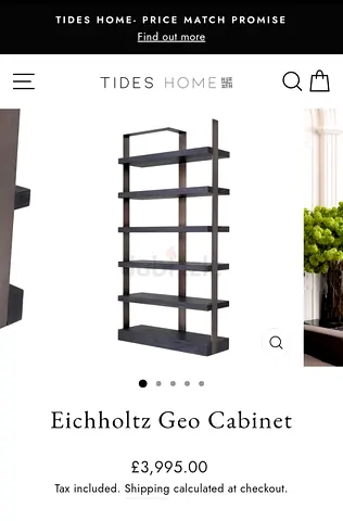 Selling Top quality Eichholtz Geo Cabinet Brand New Book shelf for sale
