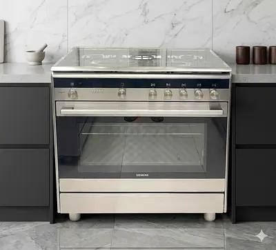 Siemens latest model iq700 gass/electric 5 burner top gass oven electric dual fan stove 90x60 by hyt