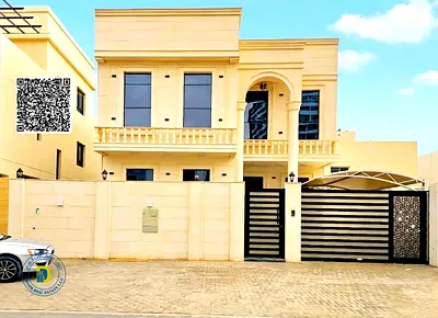 للبيع بمنطقة الحليو2 عجمان فيلا 5 غرف شامل رسوم التسجيل تشطيب شخصي سوبر ديلوكس تمويل بنكى تملك حر
