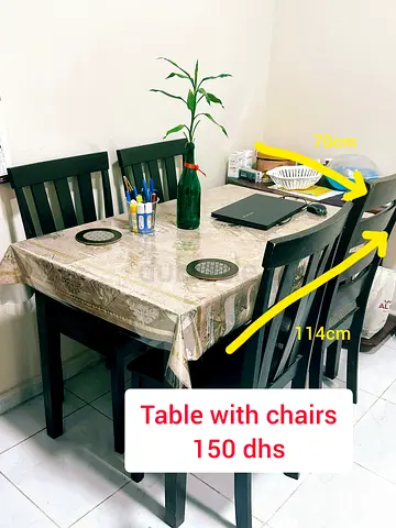 Table and chair