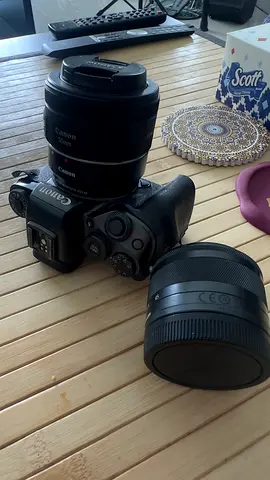 Canon M5 + 2 Canon lenses + Lens Adapter,  good working condition