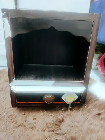 Small Wooden Nightstand with Drawer