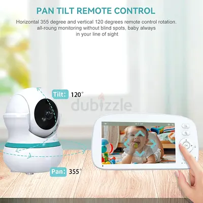 CAMSTRO Baby Monitor with Cameras, 5000 mAh Battery with 5 Inch Screen ( Fix Price )