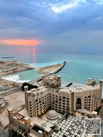 شقه فاخره غرفه وصاله مع بلكونه باطلاله بحريه . كورنيش عجمان برج الاتحاد. مفروش بالكامل للإيجار الشهري✨الإيجار يشمل الفواتير والإنترنت