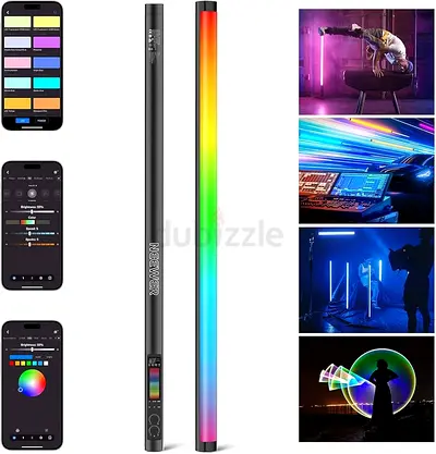 NEEWER TL60 Tube RGB Video Lighting, Portable RGBWW LED Video Lamp
