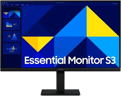 27 inch S3 S30GD Essential Monitor, IPS Display, FHD Resolution, 100Hz Refresh Rate, 5ms (GtG) Respo
