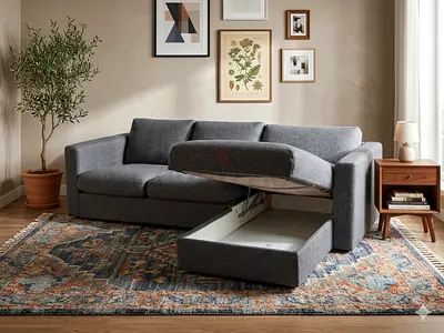 Ikea vimle L shape sofa under