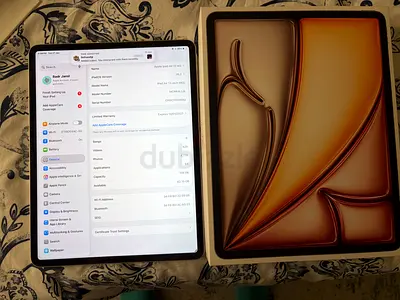 Apple IPad Air 13” M3 128gb WiFi Starlight in Brand new  condition 2500 dhs.