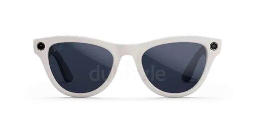 Shiny Chalky Gray frames with Clear to Sapphire Transitions® lenses GEN 1